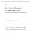 Official© Solutions Manual to Accompany Human Resource Management Managerial Tool for Competitive Advantage,Kleiman,5e