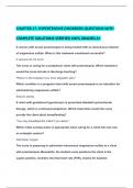 CHAPTER 27, HYPERTENSIVE DISORDERS QUESTIONS WITH COMPLETE SOLUTIONS VERIFIED 100% GRADED A+