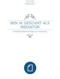 mediation verslag voor de opnamens