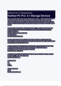 TestOut PC Pro_ 5.1 Storage Devices TestOut PC Pro_ 5.1 Storage Devices