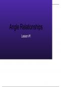 Geometry: Angle Relationships