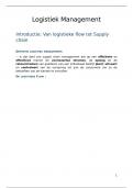 Samenvatting Van logistieke flow tot supply chain -  Logistiek management