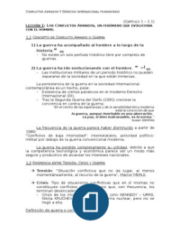 CONFLICTOS ARMADOS Y DERECHO INTERNACIONAL HUMANITARIO