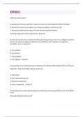 CRISC QUESTIONS WITH COMPLETE SOLUTIONS GRADED A+