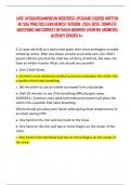 (ARC LIFEGUARD)AMERICAN REDCROSS LIFEGUARD COURSE WRITTEN  ACTUAL PRACTICE EXAM NEWEST VERSION  2024-2025  COMPLETE   QUESTIONS AND CORRECT DETAILED ANSWERS (VERIFIED ANSWERS) |ALREADY GRADED A+.