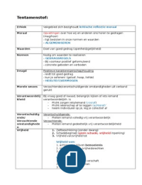 Ethiek, tentamenstof, beknopt en overzichtelijk, alle hoofdstukken