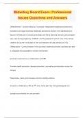 Midwifery Board Exam- Professional Issues Questions and Answers