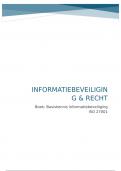 Samenvatting Hoofdstuk 1 t/m 4: Basiskennis informatiebeveiliging op basis van ISO27001 en ISO27002 - 2de herziene druk -  Informatiebeveiliging & Recht