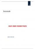 AUE2602 EXAM PACK 2023