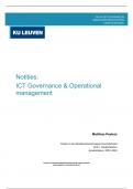 Samenvatting - ICT Governance & Operations Management (B-KUL-HMH46A)