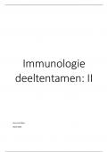 SAMENVATTING immunologie deeltoets 2 VU (hoofdstukken 9, 10, 11, 14, 16, 17)