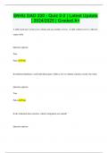 SNHU DAD 220 - Quiz 2-2 | Latest Update  | 2024/2025 | Graded A+