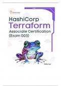 Hashicorp Terraform Associate Certification (Exam 003): Upskill and certify your IT infrastructure automation skills with this exam-cum-study guide  2024 with complete solution