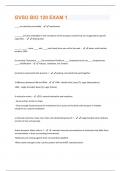 GVSU BIO 120 EXAM 1 QUESTIONS WITH COMPLETE SOLUTIONS GRADED A+