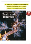 TEST BANK For An Introduction to Brain and Behavior, 7th Edition by Bryan Kolb, Ian Q. Whishaw