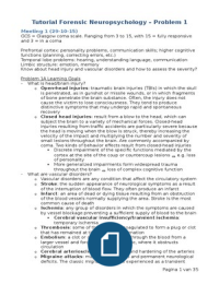 Forensic Neuropsychology Tutorial Summary 