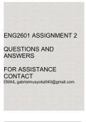 ENG2601 Assignment 2(Accurate answers) 2024-28 June 2024