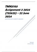 TMN3703 Assignment 3 2024 (732625) - 22 June 2024