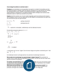 Fiscaliteit en overheid week 1-3