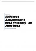 TMN3703 Assignment 3 2024 (732625) - 22 June 2024