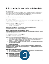 Het palet van de psychologie