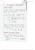 Physics class 12 Chapter 2 Electric current