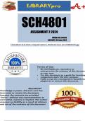 SCH4801 Assignment 2 (COMPLETE ANSWERS) 2024 (248018) - DUE 26 June 2024