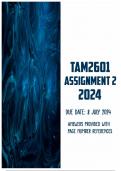 TAM2601 Assignment 2 2024 | Due 8 July 2024