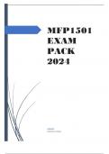 MFP1501 EXAM PACK 2024.