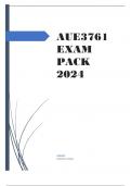 AUE3761 EXAM PACK 2024.