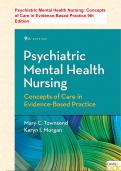 Psychiatric Mental Health Nursing: Concepts of Care in Evidence-Based Practice 9th Edition