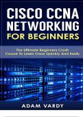 CISCO CCNA NETWORKING FOR BEGINNERS By Adam Vardy