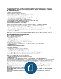 Samenvatting Projectmanagement 2 (J. Verhaar)