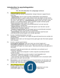 Introduction to psycholinguistics