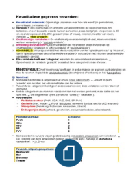 Literatuurstudie: uitwerking van de belangrijkste leerstof!