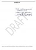  CMY3706 Assignment 1 (COMPLETE ANSWERS) Semester 1 2024 - DUE 11 April 2024 100% TRUSTED
