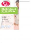 PreTest Obstetrics And Gynecology 