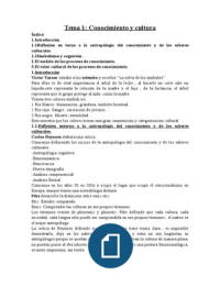 Apuntes antropología del conocimiento y de los saberes culturales