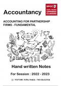 CLASS12th ACCOUNTS NOTES