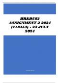 HREDU82 Assignment 2 LITERATURE REVIEW 2024 (718453) - 23 July 2024