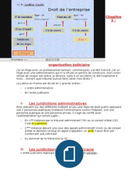 L'organisation judiciaire