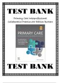 Test Bank For Primary Care Interprofessional Collaborative Practice 6th Edition Buttaro Chapter 1-23