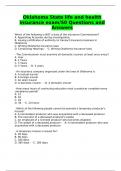 Oklahoma State life and health insurance exam/50 Questions and Answers