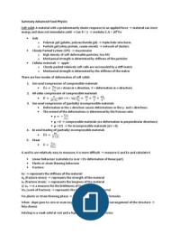 Summary Advanced Food Physics (FPH-30306)