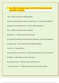 THE GREAT GATSBY FINAL TEST REVIEW QUESTIONS AND  ANSWERS, VERIFIED.[LATEST EXAM UPDATES]