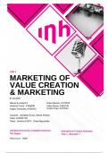 Managing of Value Creation and Marketing - Marketing of Value Creation CBI 