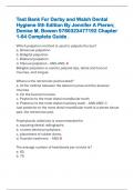 Test Bank For Darby and Walsh Dental  Hygiene 5th Edition By Jennifer A Pieren;  Denise M. Bowen 9780323477192 Chapter  1-64 Complete Guide .