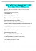 D204 WGU Exam Study Guide  100% Correct  Verified  2024 Version