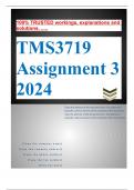 Exam (elaborations) TMS3719 Assignment 3 (COMPLETE ANSWERS) 2024 •	Course •	Teaching Additional Language in FET (TMS3719) •	Institution •	University Of South Africa (Unisa) •	Book •	Teaching English as a Second Language TMS3719 Assignment 3 (COMPLETE ANSW