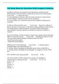 F60 Study Material: Questions With Complete Solutions